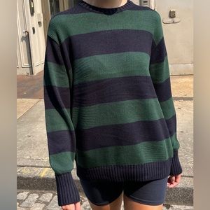 Brandy Melville BRIANNA COTTON THICK STRIPE SWEATER